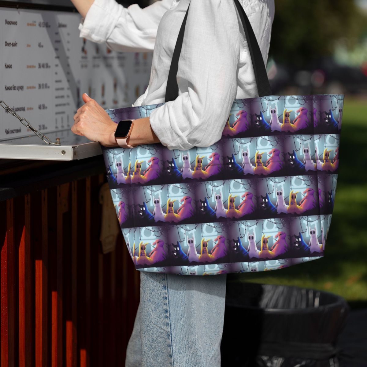 Yoga Fitness World - Bolsa tote grande para praia, esporte,