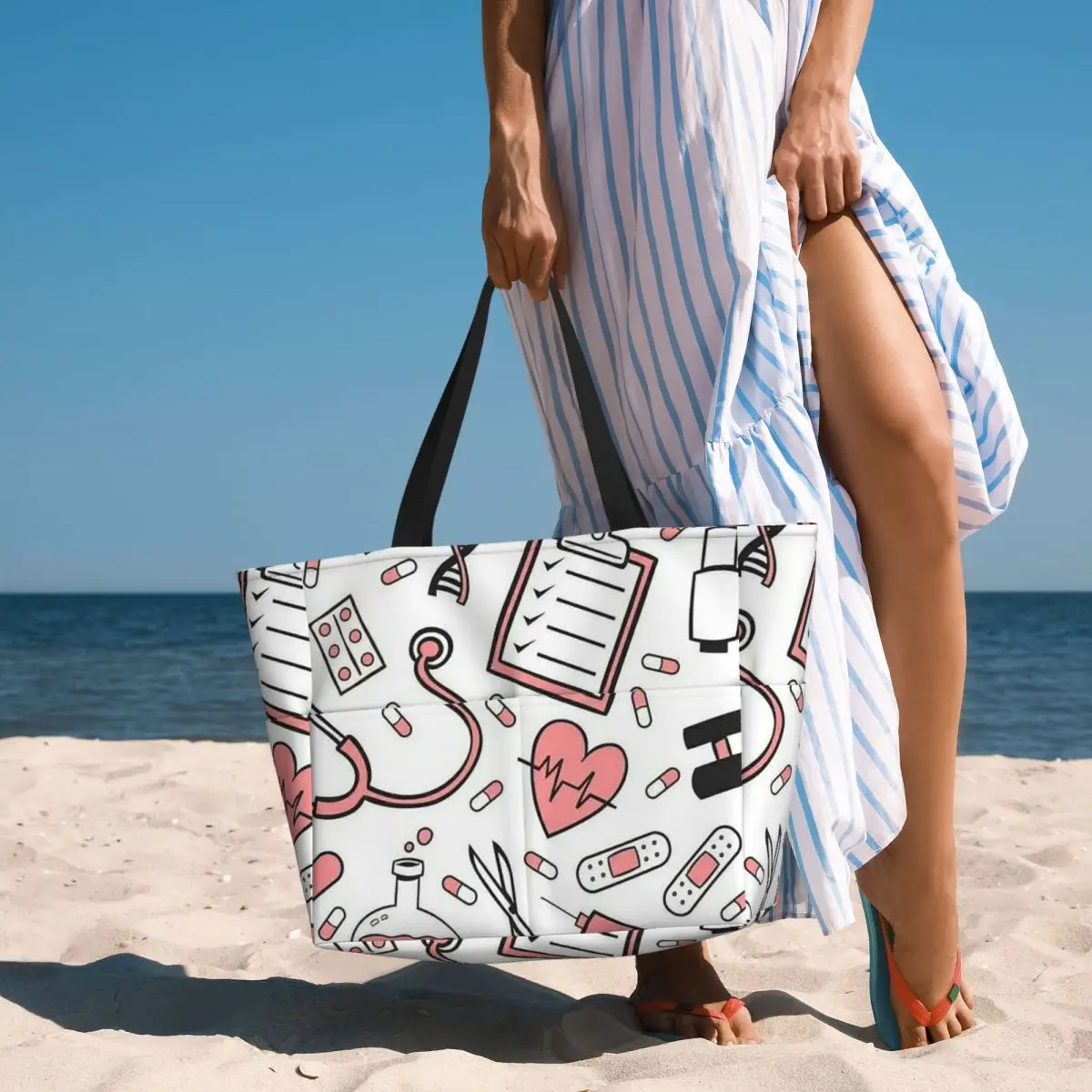Yoga En Fitness - Bolsa de Praia Médica Enfermera En