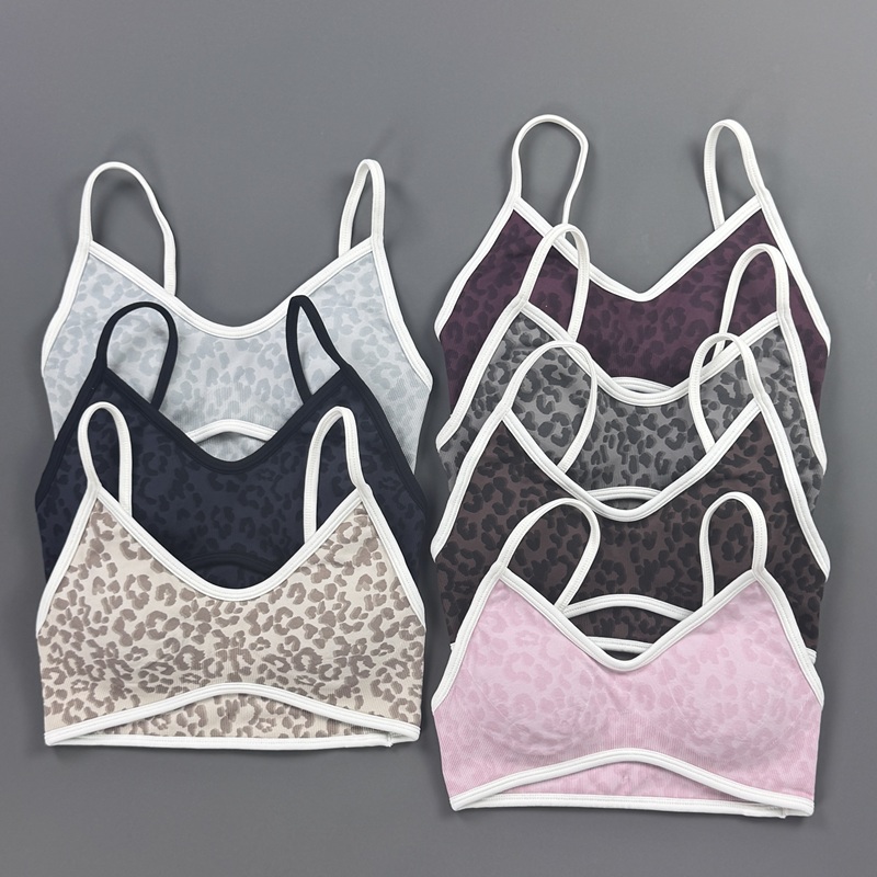 Yoga Fitness Exercises - Sutiã Esportivo Feminino com Estampa de