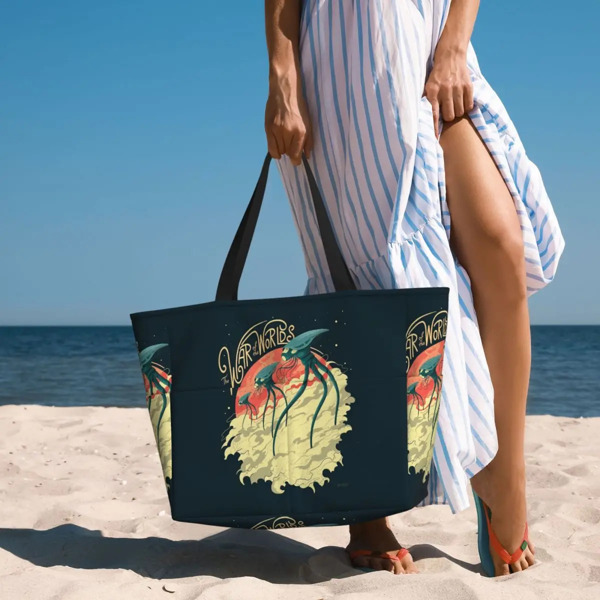 Yoga Fitness World - Bolsa tote de praia War Of