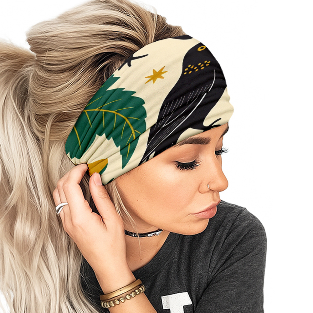 Yoga Fitness Wear - Faixa de Cabelo Feminina de Renda