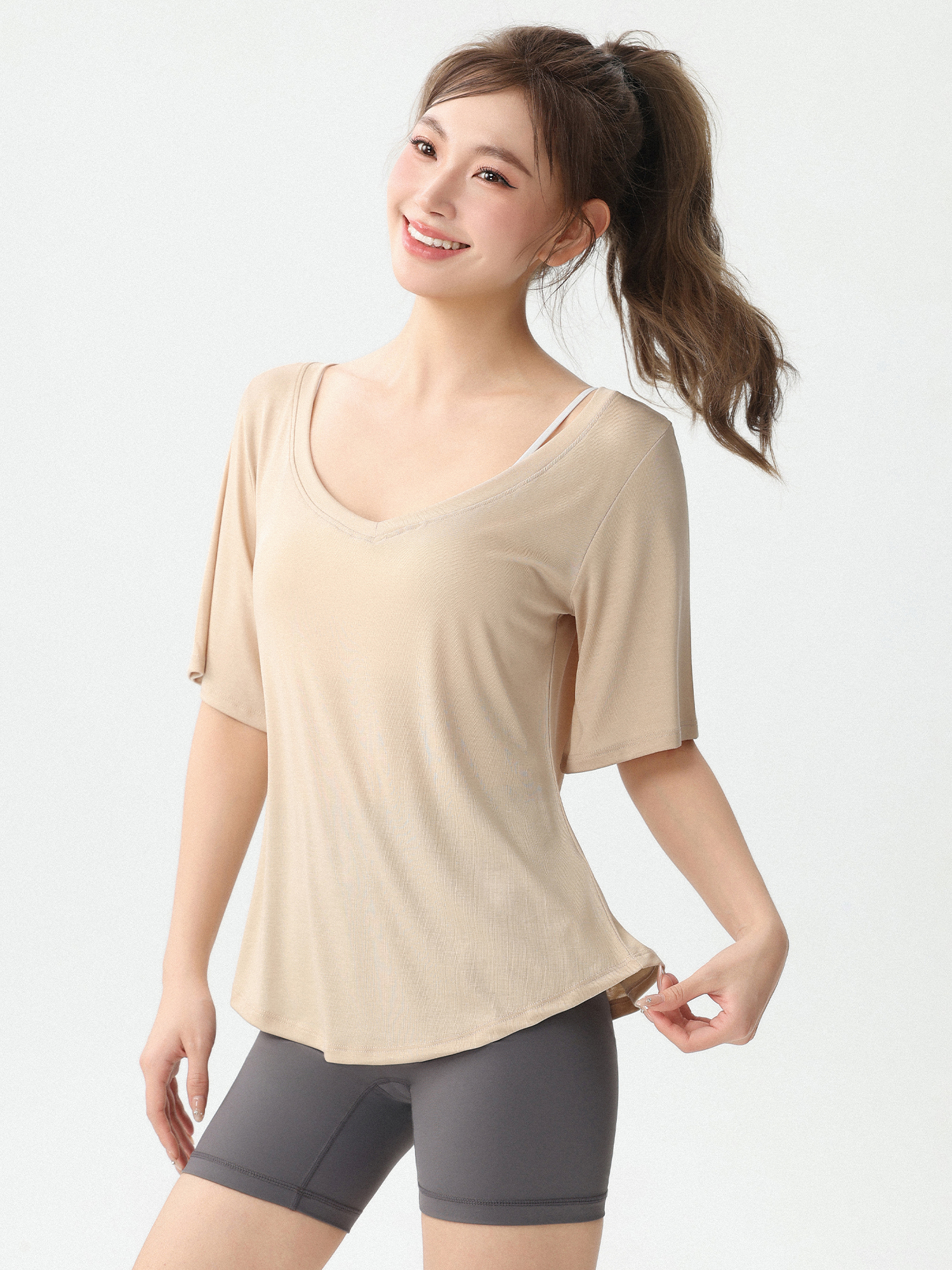 Yoga Fitness Wear - Nova Blusa Feminina Solta para Yoga