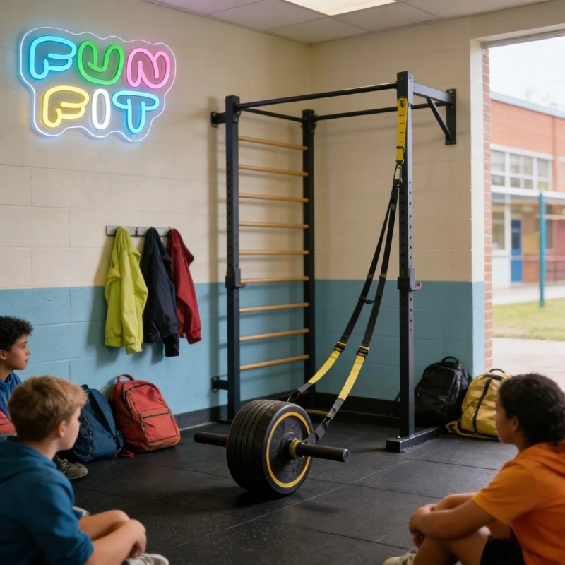 Letreiro Neon LED Divertido em - Yoga Fitness Room avaliação e preço