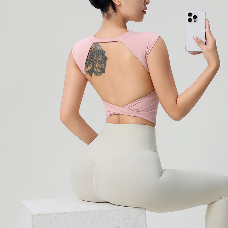 Roupas de fitness sem costas f - Yoga Fitness Wear avaliação e preço