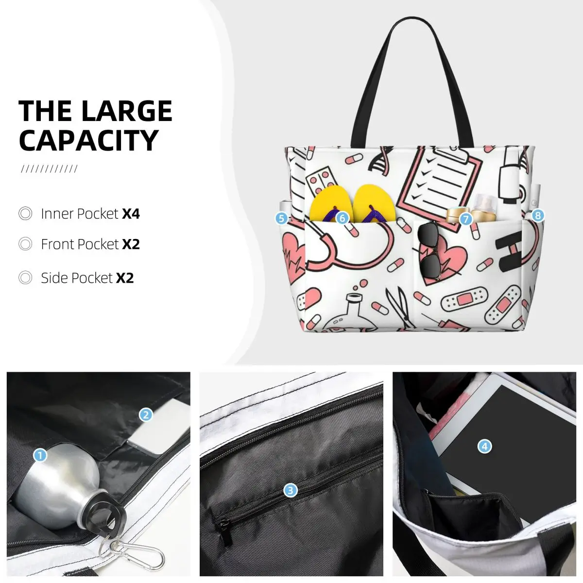 Bolsa de Praia Médica Enfermer - Yoga En Fitness avaliação e preço