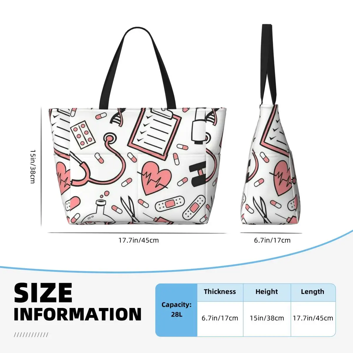 Bolsa de Praia Médica Enfermer - Yoga En Fitness avaliação e preço
