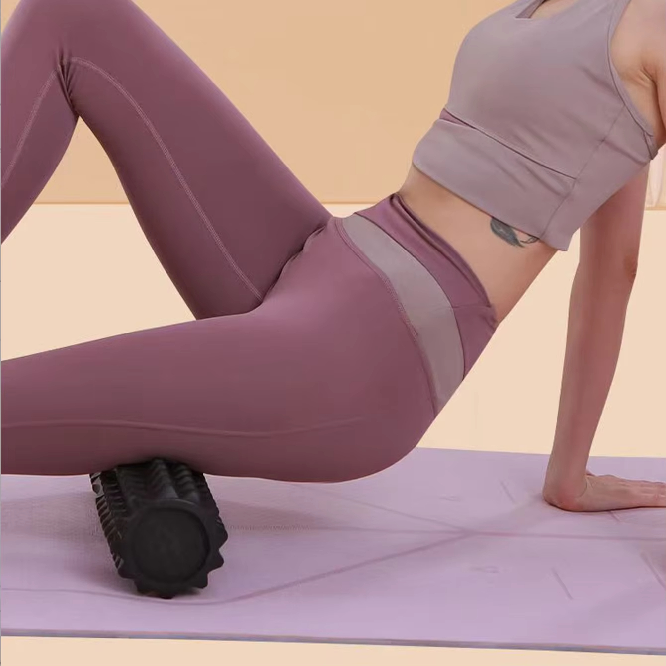 Rolo de Espuma para Yoga de 45 - Yoga Fitness Exercises avaliação e preço