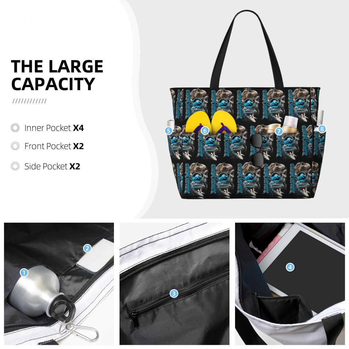 Nova bolsa de praia com tema d - Yoga Fitness World avaliação e preço