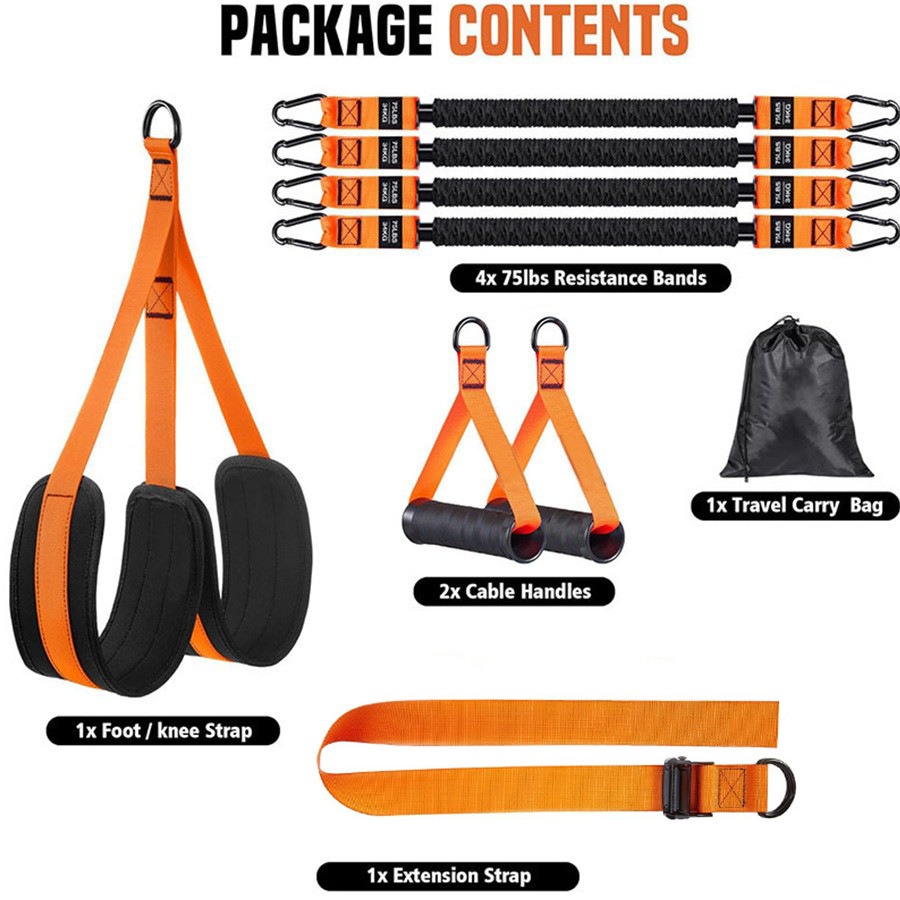 Conjunto de faixas de assistên - Suspension Trainer Trx avaliação e preço