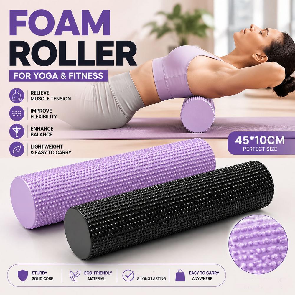 Rolo de Espuma para Yoga EVA d - Yoga Fitness Exercises avaliação e preço