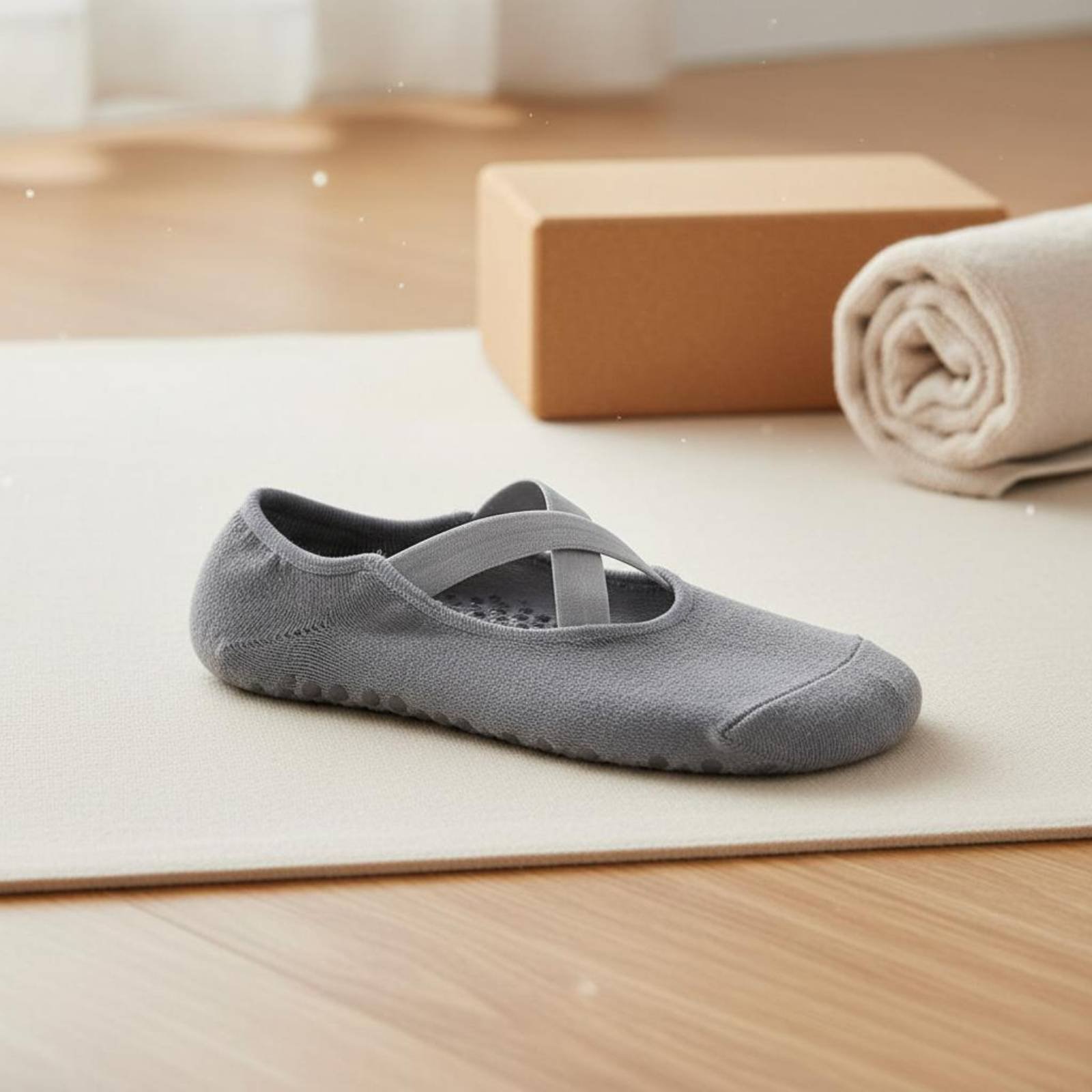 Meias de Fitness Antiderrapant - Yoga Fitness Exercises avaliação e preço