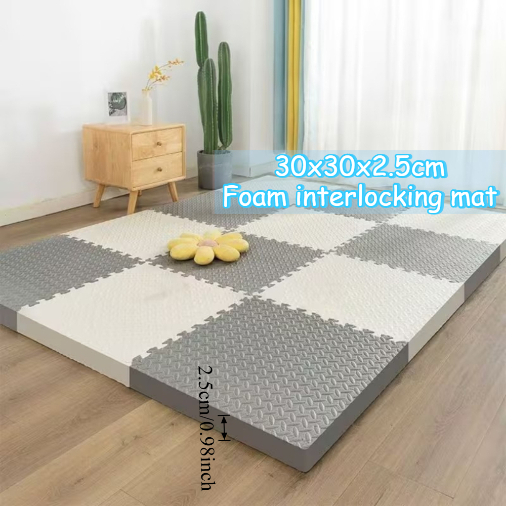 6 pçs 2.5cm engrossado esteira - Yoga Fitness Room avaliação e preço