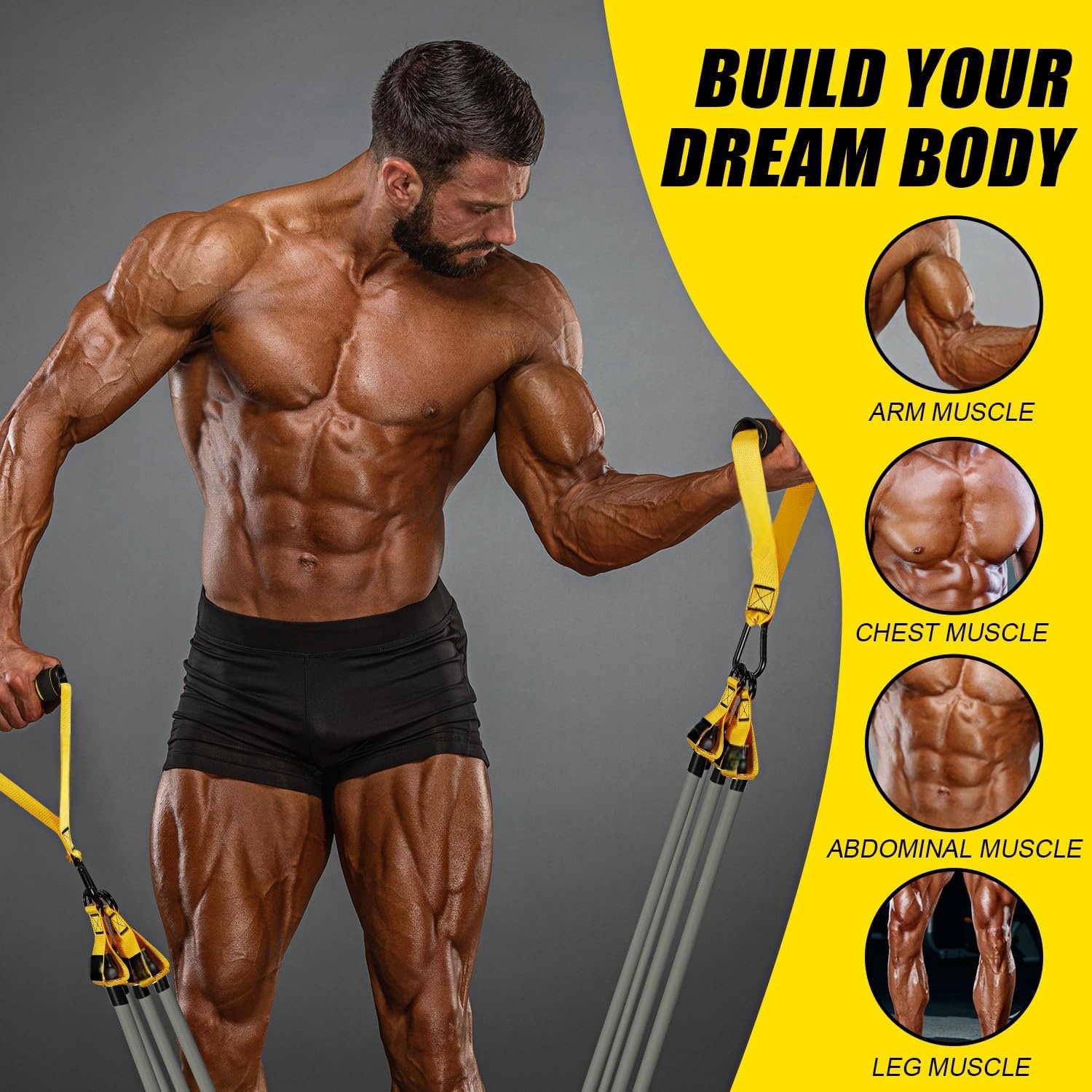Conjunto Multifuncional de 12  - Suspension Trainer Trx avaliação e preço