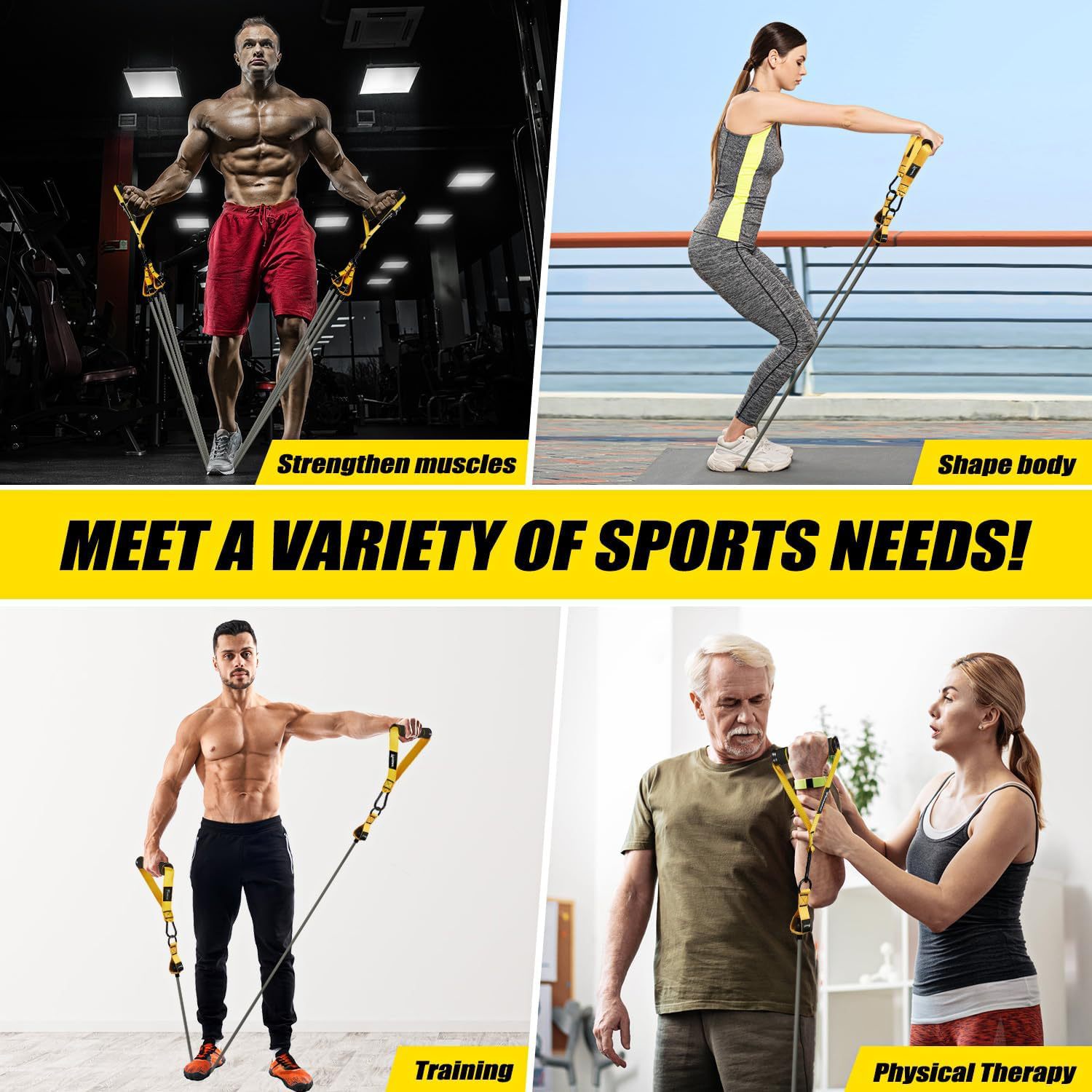 Conjunto Multifuncional de 12  - Suspension Trainer Trx avaliação e preço