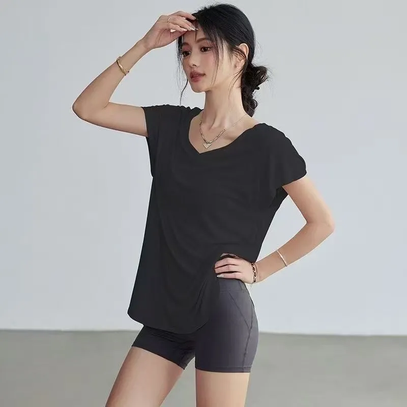 Camiseta de Yoga Feminina com  - Yoga Fitness Exercises avaliação e preço