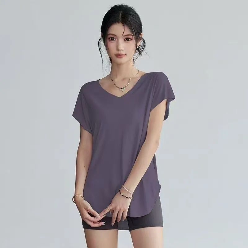Camiseta de Yoga Feminina com  - Yoga Fitness Exercises avaliação e preço